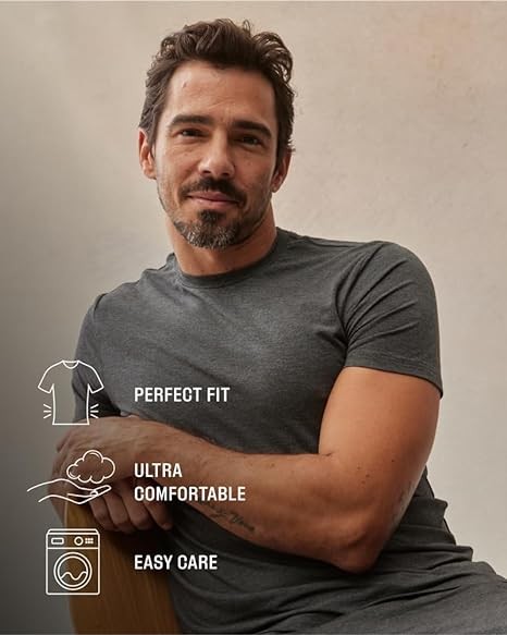 True Classic mens Classic 6 pack T-shirt