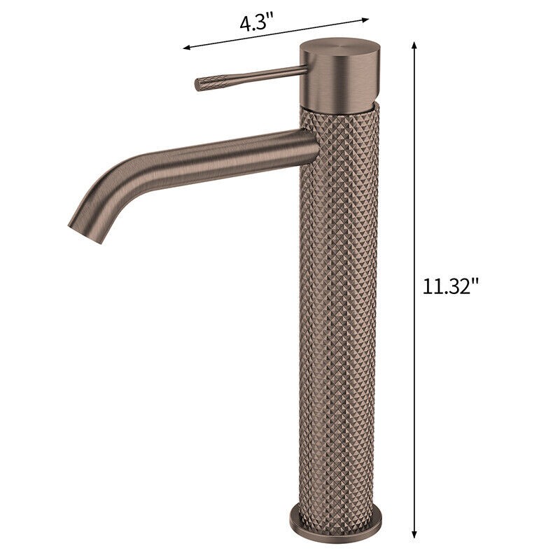 Waterfall Bathroom Sink Faucet Single Handle Hole Vanity Mixer Taps