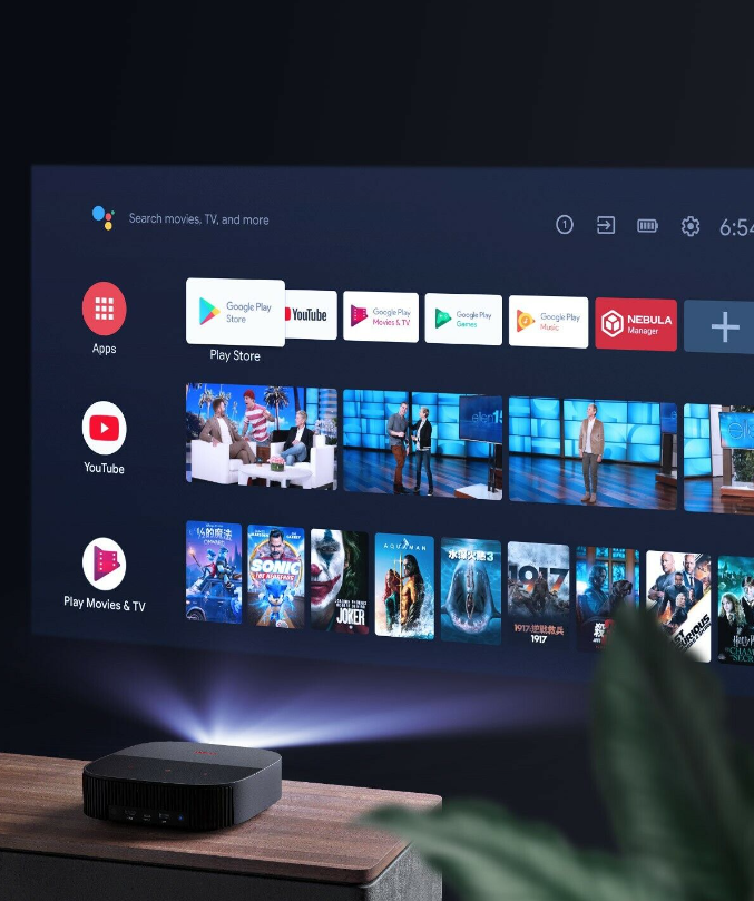 Anker Nebula Vega 1080P FHD Smart Portable Projector Android TV 9.0 120� Movie