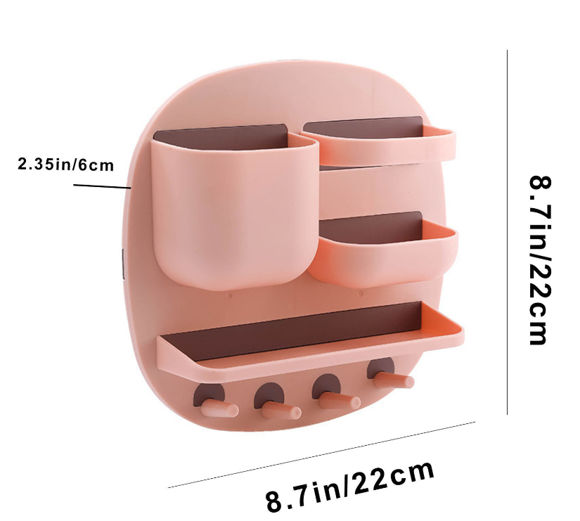 Bathroom Shower Shelf Shampoo Soap Holder Storage Rack Organiser Hanging