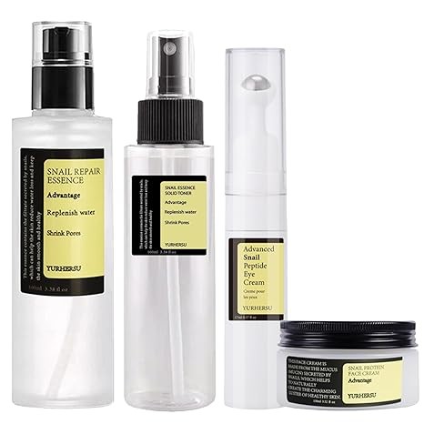 2PCS Advanced Snail 96% Mucin Power Essence, 100mL /3.38 fl.oz Snail Secret Mucin Serum for Skin Care