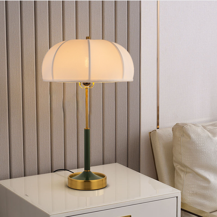 Modern Light Luxury Table Lamp Umbrella Shape Nordic Desk Lamps For Bedroom Home