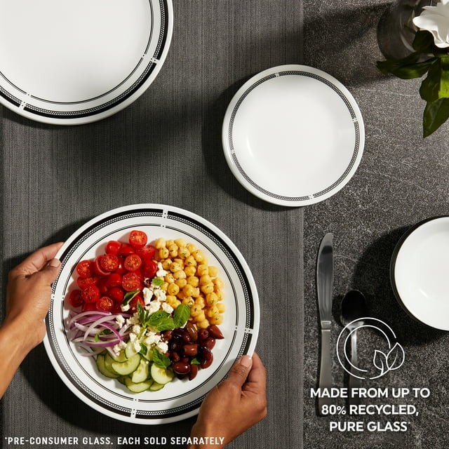 Corelle Brasserie 12-pc Dinnerware Set, Serves 4