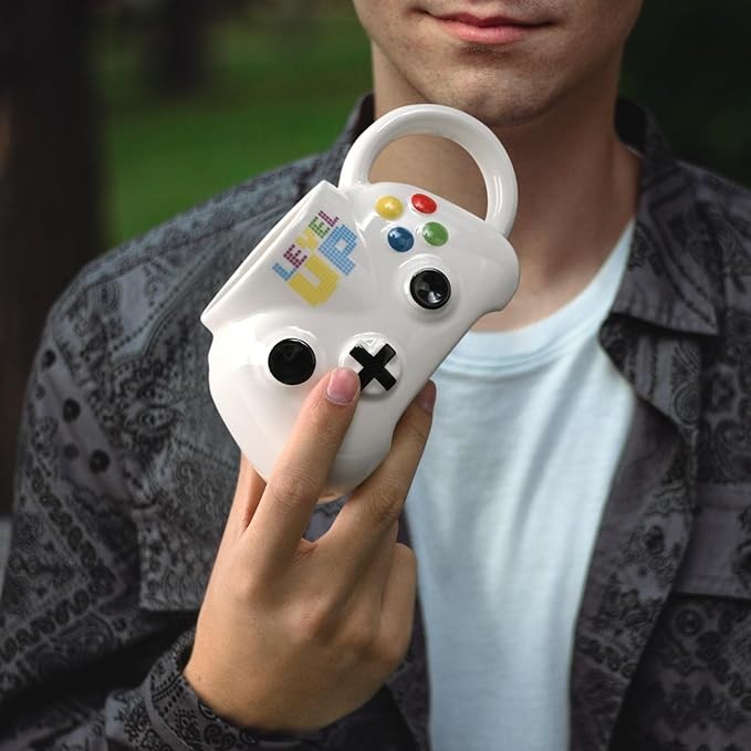 Cabtnca Gaming Mugs, Gamer Gifts, Gamer Mug, Gaming Gifts, Gamer Gifts for Men, Playstation Mug, Gameboy Coffee Mug, Novelty Mug for Gamer, Gameboy Cup, Gaming Coffee Cup, 13Oz