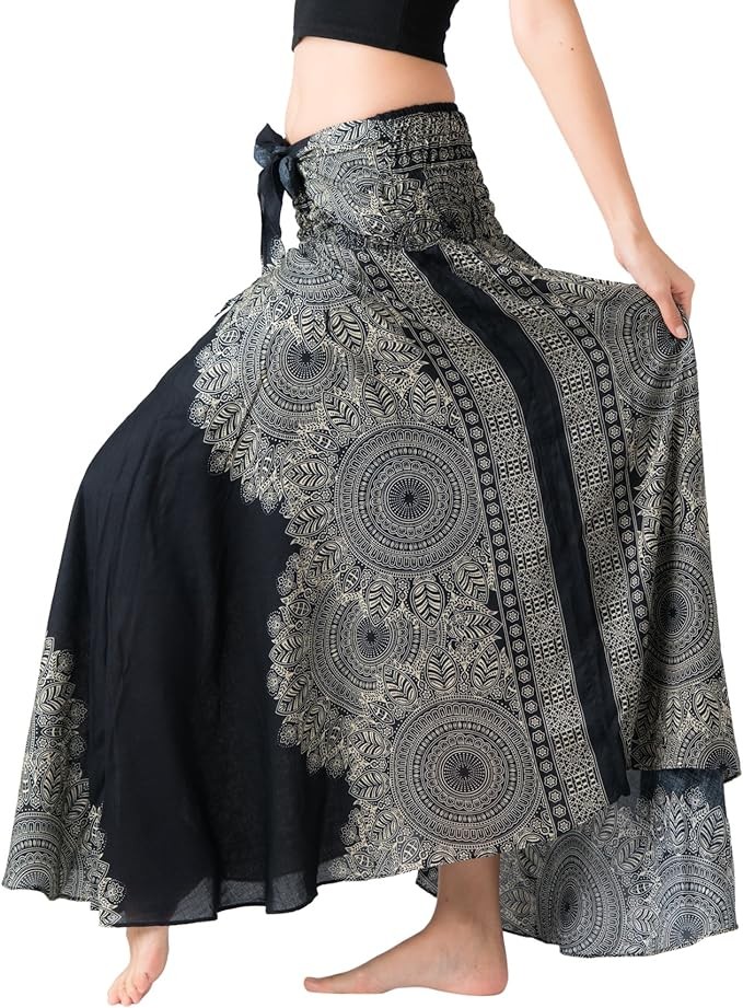 Long Skirts for Women Maxi Boho Skirt Floral Print