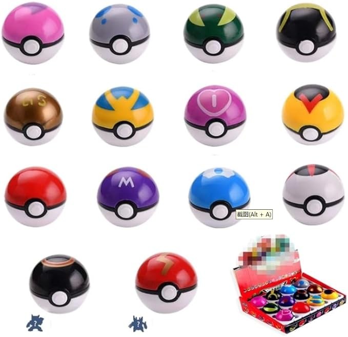 12pcs Ball Toy Series Action Figures Set, Children's Party Birthday Gift