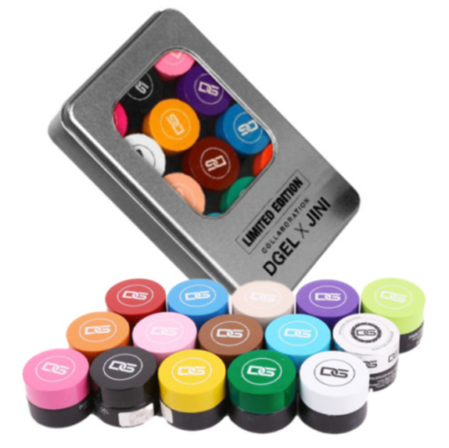 DGEL X JINI Painting Gel 15 Piece Set Limited Edition Gel Nail K-Beauty