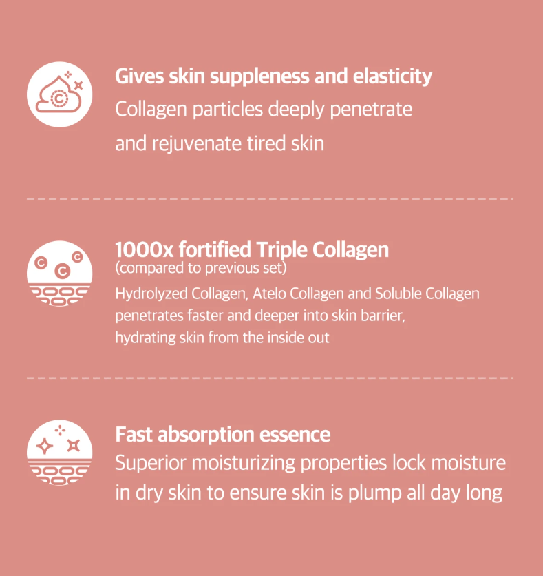 Medicube Triple collagen Booster 4 set Toner Serum Cream Pore Pad K-beauty