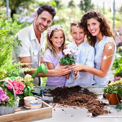 3Pcs Gardening Tools Set Garden Tools With Cast-Aluminum Heads&Ergonomic Handle/