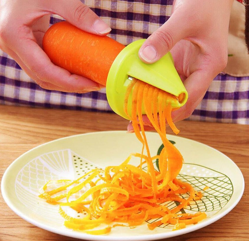 Manual Vegetable Spiral Cutter Shredder Fruit Slicer Peeler Grater Free shipping
