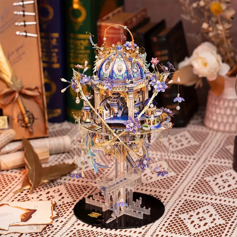Romeo And Juliet Eight Music Box 3D Three-dimensional Puzzle Metal Assembly Model Diy Handmade Gift