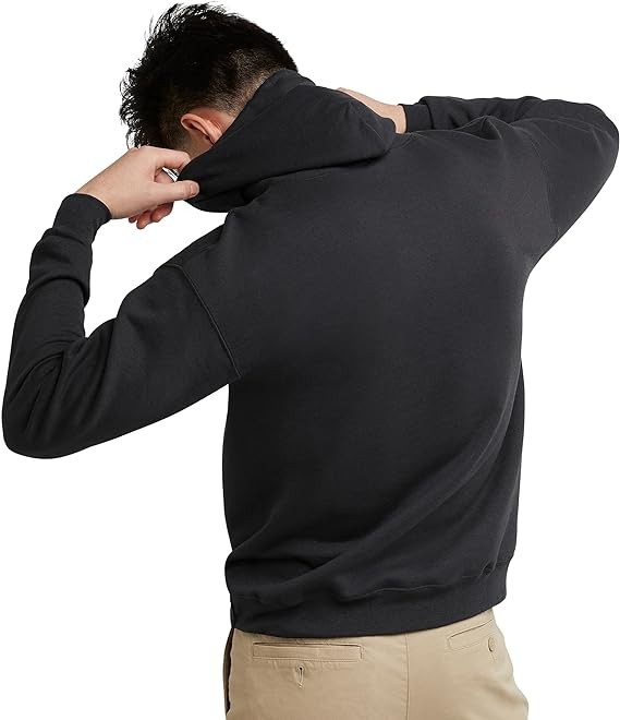 Hanes mens Ecosmart Hoodie, Midweight Fleece Sweatshirt, Pullover Hooded Sweatshirt for Men
