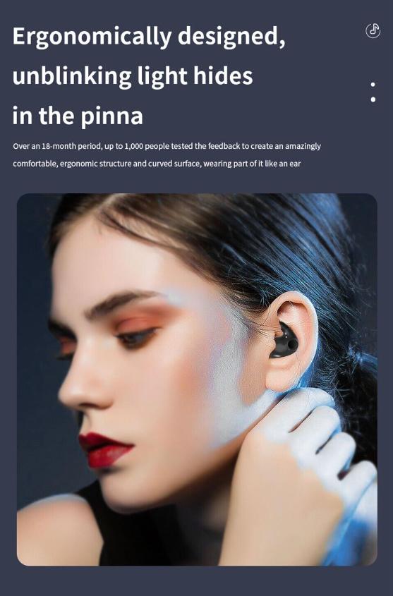 2023 Bluetooth Earbud Headset TWS 5.3 Wireless Earphone Invisible for All Phone