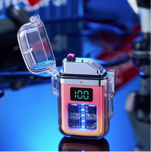Electric Double Arc Lighter Plasma USB Outdoor Windproof Rechargeable Waterproof