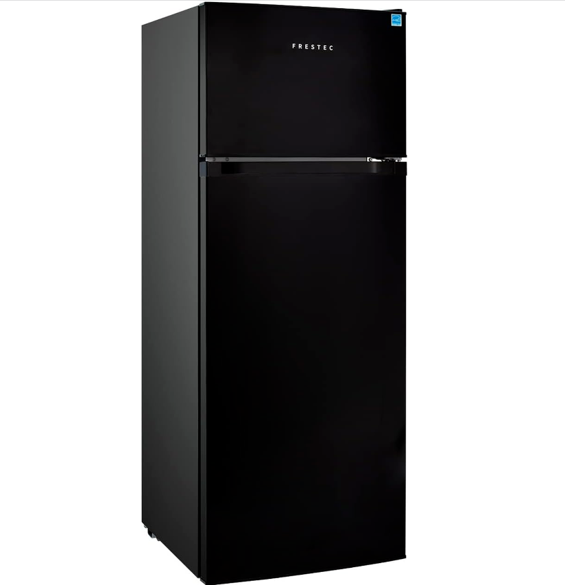 2 Door Compact Refrigerator Freezer, Fridge Top Freezer For Apartment Dorm 7.4CU