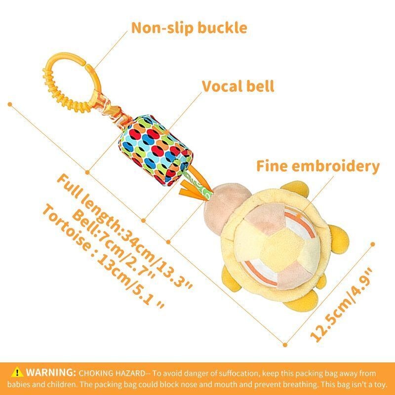 Baby Crib Bed Pram Car Seat Stroller Toys With Hanging Bell Infant Sense Cute