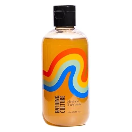 Bathing Culture - Organic Mind + Body Wash (Meadow Vision) | Natural, Biodegradable, Sustainable, Vegan Personal Care (PCR Plastic Bottle, 8 fl oz | 237 ml
