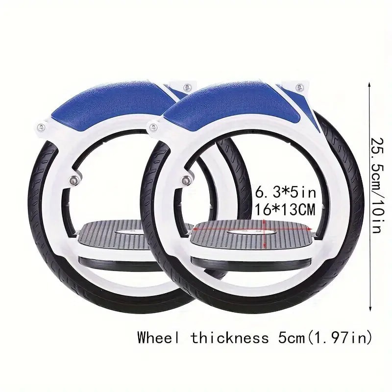 1 Pair Boardless Skateboard, Double Wheel Roller With Thicked Pendal And Durable PU Wheel Drift Anti-Slip Board, Suitable For Beginners