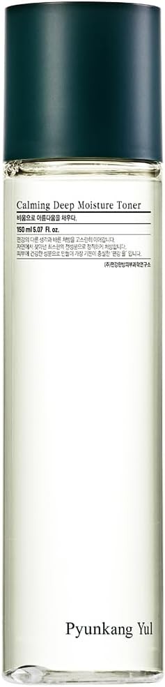 Pyunkang Yul Calming Deep Moisture Toner - Face Toner for Women containing AHA and PHA - for Teens and Adults - Astringent for Face - Korean Facial Toner - 150ml 5.07 Fl. Oz.