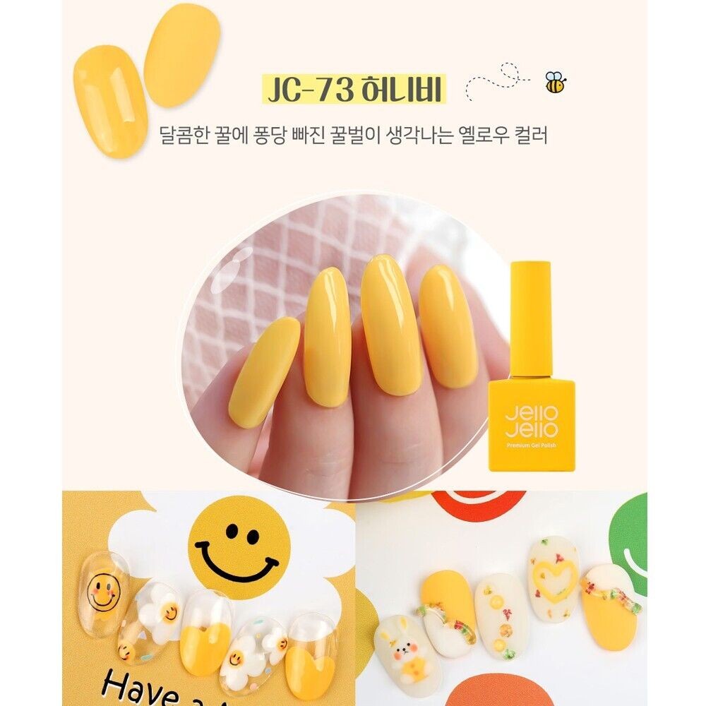 Jello Jello Bubbly Gel Polish Glitter Gel Nail Polish 6 Color Set K-Beauty