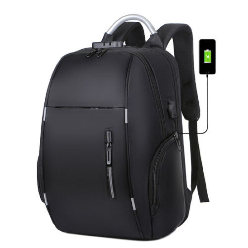 17in Men Laptop Backpack Anti Theft Waterproof Large Rucksack Travel School Bag