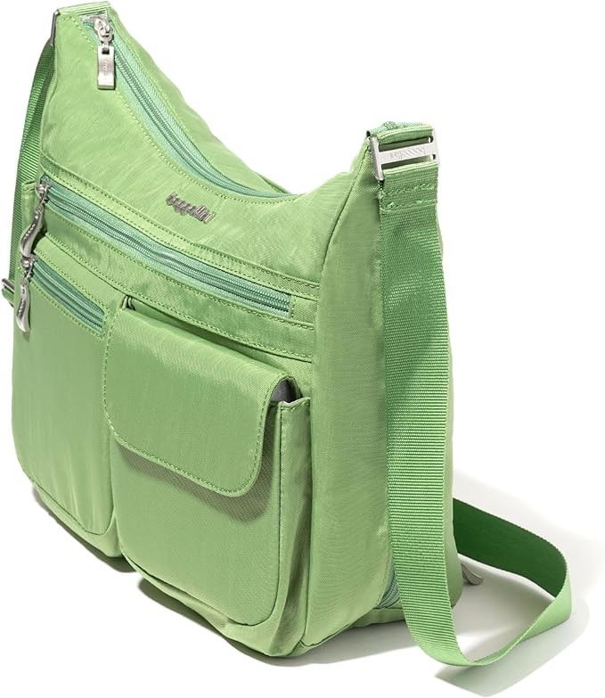 Baggallini Everywhere Bagg - Hobo Crossbody Bag for Women with RFID Wristlet – Water-resistant Travel Bag